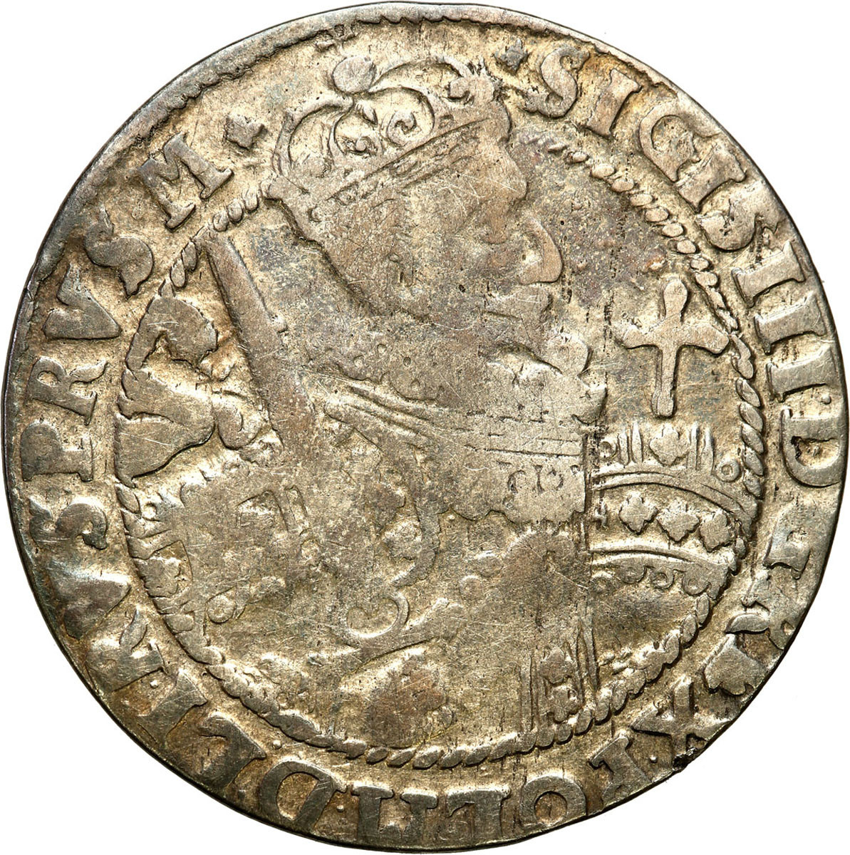 Zygmunt III Waza. Ort (18 groszy) 1622, Bydgoszcz - odmiana 274.a7 (R)